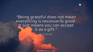 Accept Gratitude with Grace